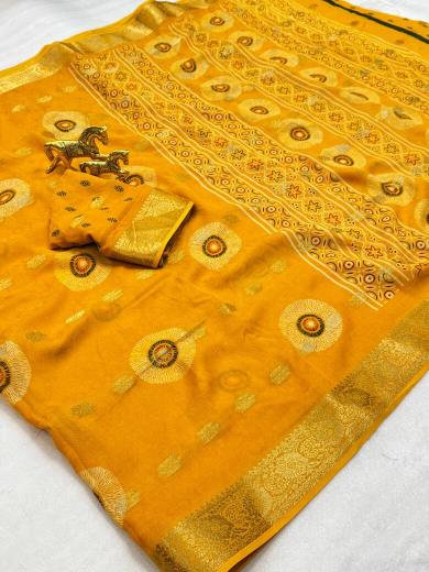 Vastrangan ikkat print bulk saree order